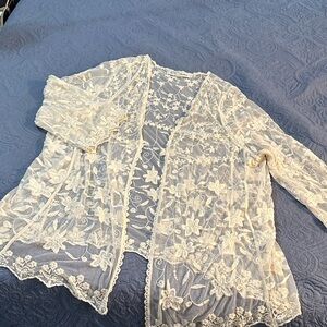 Lovely lace coverup!